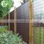 Modern powder coated green steel grating garden fencing