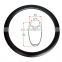 Disc Brake Road Bike Rim 50mm Height U Shape 700C Road Carbon Tubular Rim Logo Custom