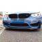 Auto Carbon Fiber F82 F83 M4 F80 M3 Front Lip Spoiler for BMW M3 M4 14-19