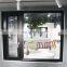 modern house best design safe fixed tempered glass popular black aluminum material waterproofing balcony large casement windows