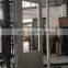 white metal frame popular french design exterior single swing privacy glass anti rust modern front wrought iron door