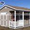 Prefabricated Flat Pack 2 Floor American Style Light Steel Structure Luxury Villa House