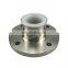 Sanitary Stainless Steel PFA lined reducer tri-clamp flange