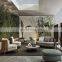 indonesia outdoor deck furniture rattan garden patio l sofa modular sectional fabric sofa set