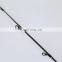 One Section 2.0m Solid Carbon Fiber Super Slim Jigging Casting Fishing Rod