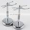 Chrome Stainless Steel Shaving Razor Brush Drip Stand