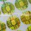 Gold Tamper Evident Holographic Stickers for Package Seal Application