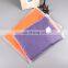 Custom frosted zipper bag transparent autumn and winter clothing packaging bag