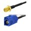 Fakra z type to sma female for rg174 rg316 coaxial cable 0.5m