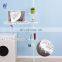 Personalized Bamboo Storage Suction Corner Shelves Fan-Shaped Bathroom Metal