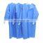 non woven gowns disposable SMS ultrasonic isolation gown bule nonwoven surgical gown