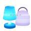 luces de navidad LED Modern Bed Side Lamp Kids Reading Lamp RGB Color Changing Portable USB Port Table Lamp