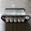 mini crawler chassis rubber track chassis remote control vehicle rubber track robot platform controller