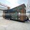 Container living houses on wheels for indonesia container tiny trailer homes prefab modular student apartment