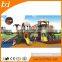 Fashion design safety colorful used school outdoor playground equipment