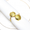 Western Restaurant European Napkin Storage Luxury Metal Napkin Ring