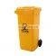 plastic wheeled recycle waste bin trash can 120L big waste can plastic kitchen dustbin bin waste