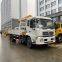 Dongfeng 4 * 2 lifting and transportation vehicle carrying a 5-ton XCMG crane