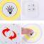 4 Inch Battery Operated Baby Adjustable Brightness Timer Puck Night Light with remote controller