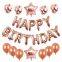 Wholesale Multi Color Big Letters Balloon Aluminum Foil Globos Any Custom Rose Gold Letter Balloon 16 Inch Letters Balloons
