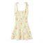 Women's 2025 Fashion Decoration Printed Poplin Dress for Women