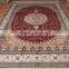 Garden Design Oriental Rug 9X12 Hand Knotted New Zealand Wool Kashan Rug