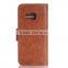 high quality brown Leather Cheap cell phone case for HTC M9