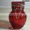 100ml Colored Glass Candle Holder with Clip Clop Glass Topper