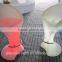 New PE plastic Bar Chair sttol with LED light and remote control YXF-5611A