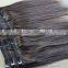 2015 Hot Selling Double Drawn Thick Ends Clip In Hair Extension