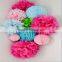 15cm,20cm,25cm,30cm Handmade Tissue Paper Pom Poms Decorative Flowers Wedding ,Party, Baby Shower, Nursery, Festival Decoration