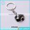 Souvenir Holder Football Shape Key Chains/Soft Metal Key Chain