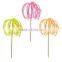 Party picks neon fireworks skewers and disposable picks