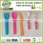 ebay new eco friendly printed square decal new safety bamboo fibre tableware dinner set