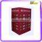 good quality supermarket chain store paper cardboard pallet display for daily necessities