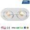 IP54 High quality 2*7W oval adjustable dimmable anti-glare citizen cob downlight