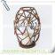 LC-95168 Antique iron metal tealight peacock candle holder