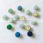 Nickle free Custom lacquered brass cap ring snap button for baby wear