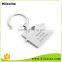 Factory Personalized Wholesale Custom Metal House Keychain
