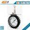 BECO 2" tire pressure gauge 360 degree swivel chuck for SUV, truck etc. Samples ready