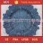 Floral coral reef pittsburgh navy blue charger plate glass