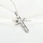 DAIHE stainless steel christian cross jewelry set necklace