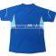 Stylish soccer t shirt jerseys color blue with custom pattern