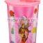 Newly design hot sale manufacturer round FDA LFCB BPA free plastic 420ml kids cup