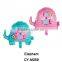 Mini Elephant shape foil balloon Inflatable animal shaped helium mylar balloon