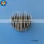 extruded round aluminum heat sink for led