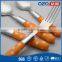 4pcs Food grade kitchen stainless steel cutlery knives with plastic handle