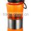 2016 Fashion Tritan plastic material sport drinking water bottle with straw