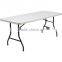 8ft cheap plastic folding table with competitive price and high quality