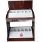 high end MDF wood belt display stand